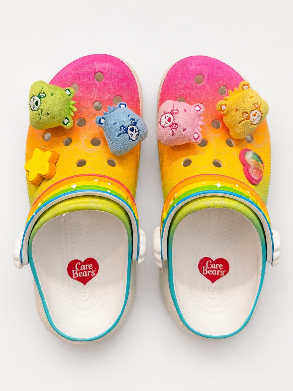 CROCS Care Bears Rainbow Clog Shoes, Light Up